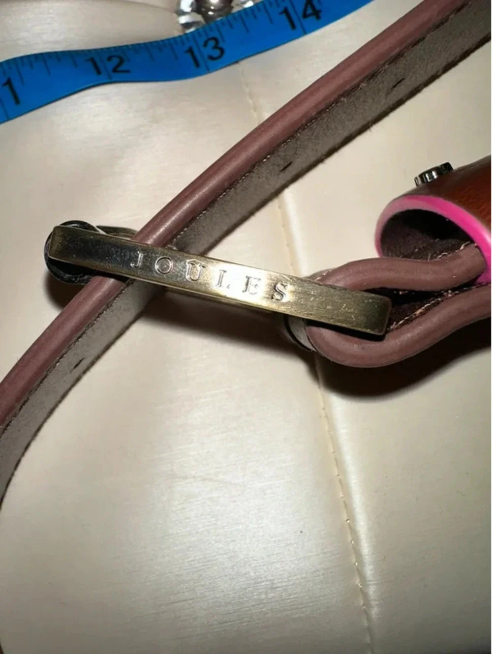 Genuine Vintage Leather Belt British UK Earthcore Joules S